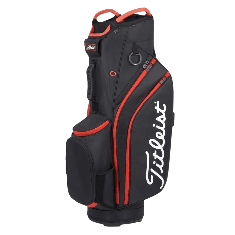 Titleist Cart 14 Cartbag Zwart/Rood