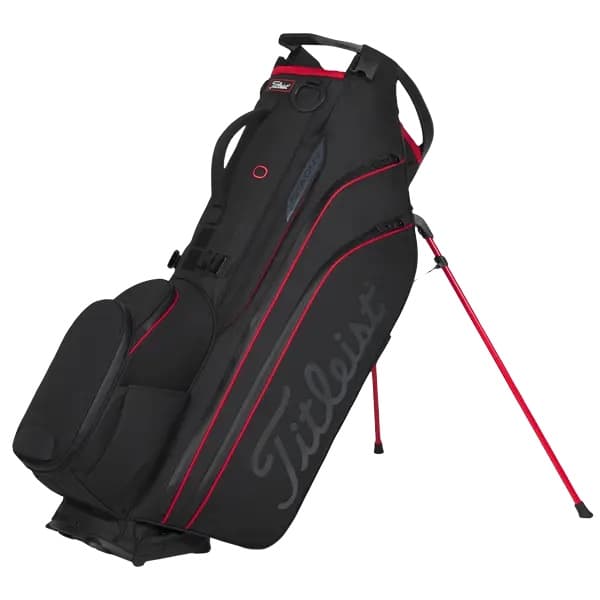 Titleist hybrid 14 Stadry Standbag Zwart/Rood